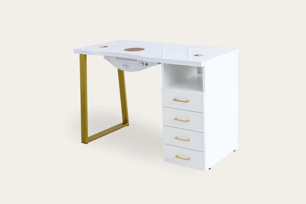Nageltisch Afinia Frame Gold
