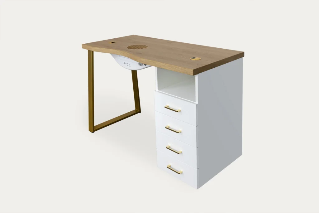 Nageltisch Afinia Natural Gold